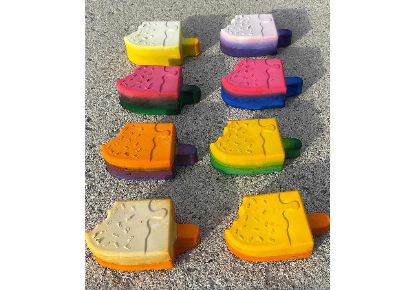 Ice Cream-Themed Sidewalk Chalk | Colorful and Fun for Creative Outdoor Play