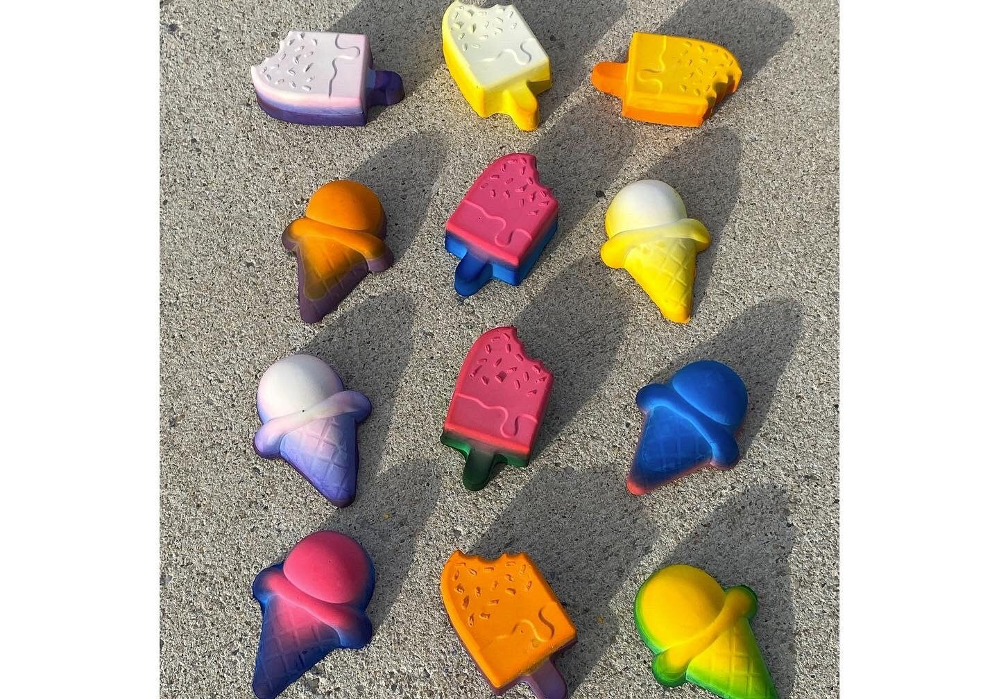 Ice Cream-Themed Sidewalk Chalk | Colorful and Fun for Creative Outdoor Play