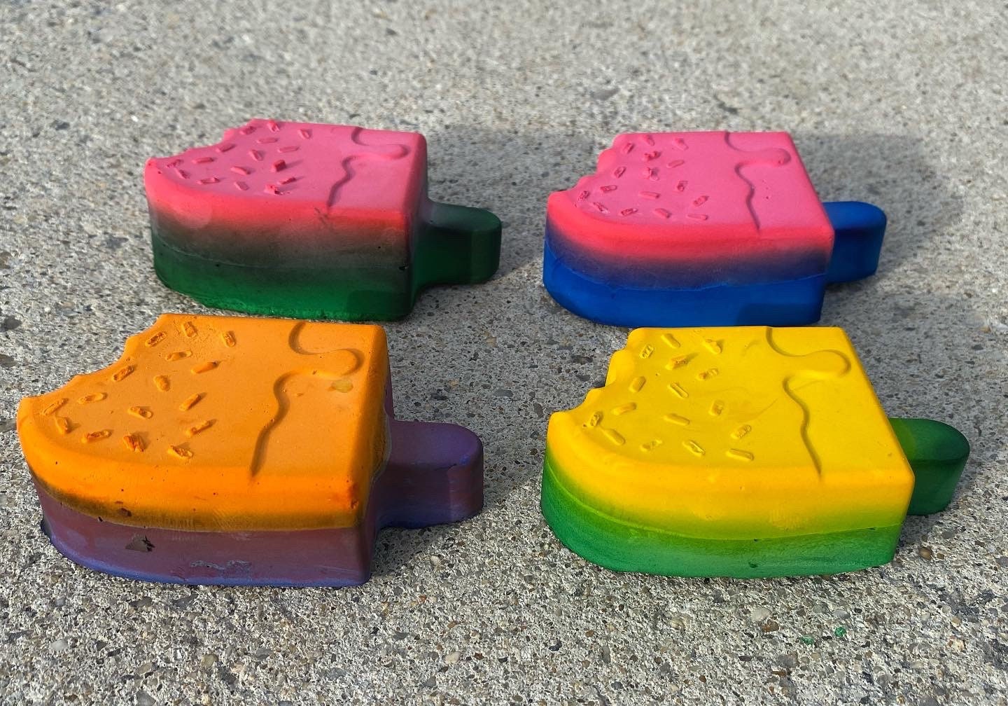 Ice Cream-Themed Sidewalk Chalk | Colorful and Fun for Creative Outdoor Play