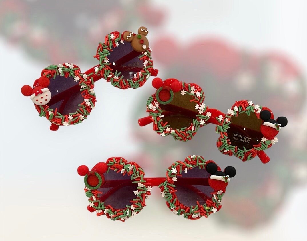 Christmas Mickey or Minnie Sunglasses/Sunnies for kids/toddlers