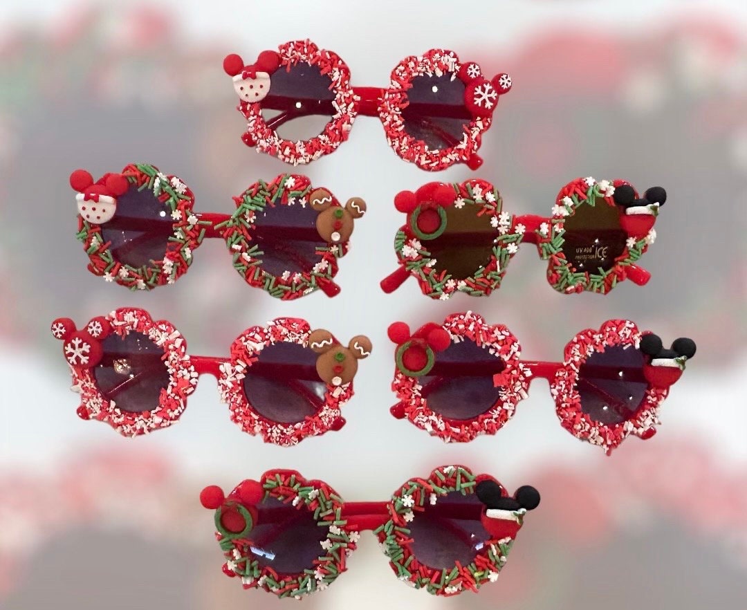 Christmas Mickey or Minnie Sunglasses/Sunnies for kids/toddlers