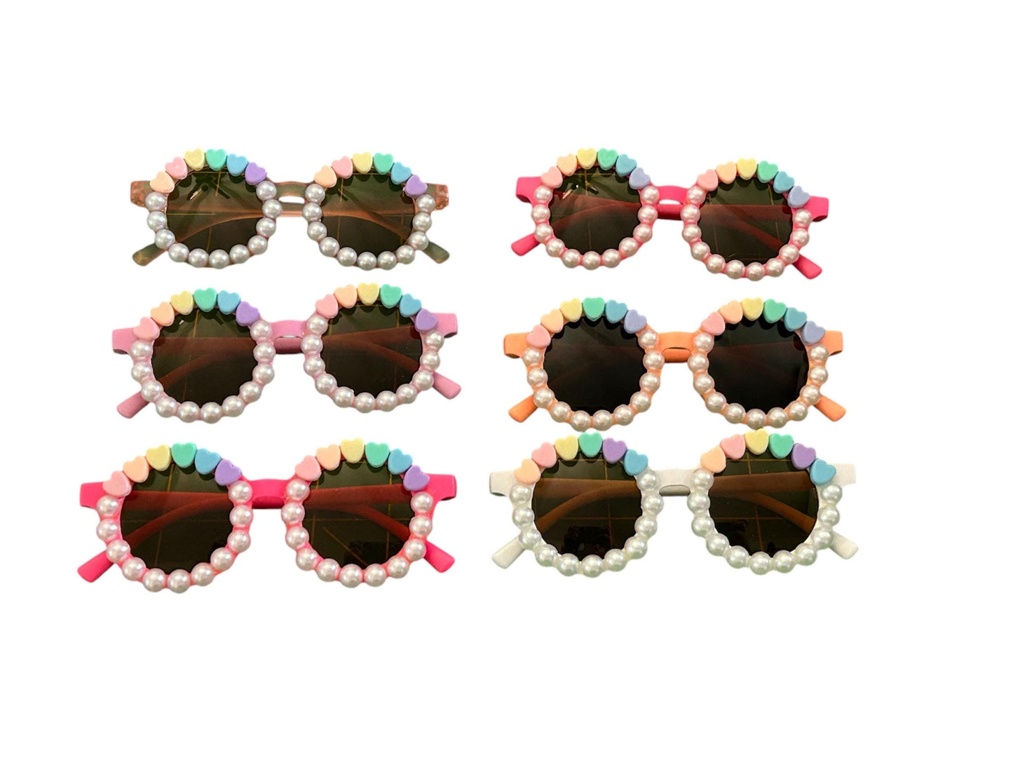 Rainbow Heart Sunglasses